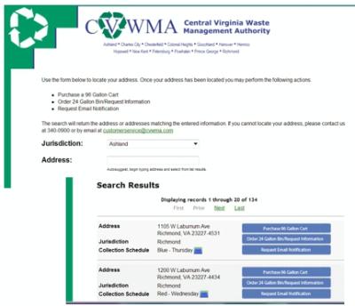 CVWMA Screens CVWMA Screens