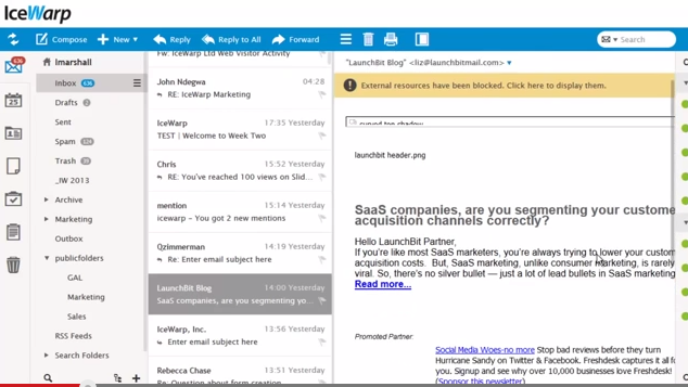 IceWarp Preview Pane
