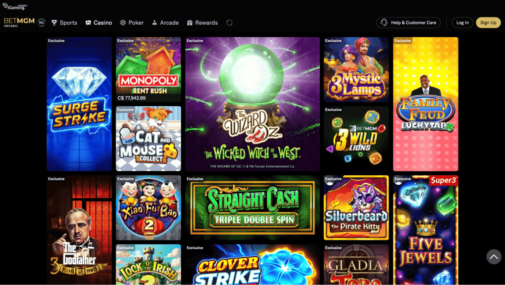 BetMGM fastest payout casino in Canada