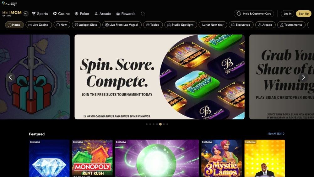 BetMGM Interac casino review