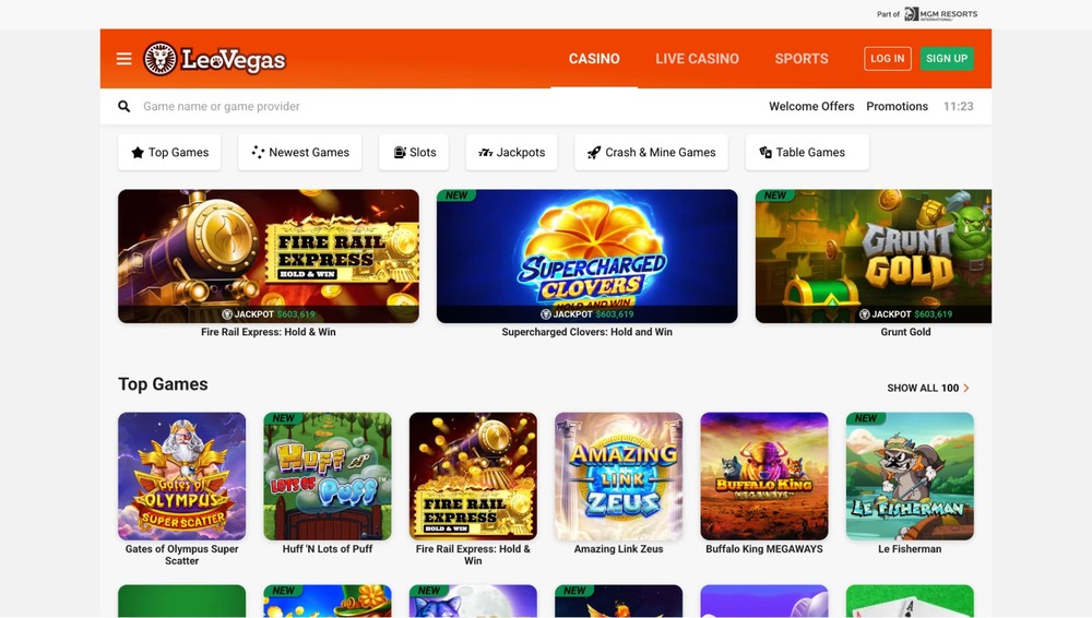 LeoVegas Interac casino review