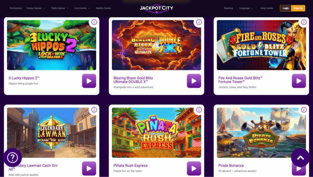 Jackpot City Casino Interac casino review