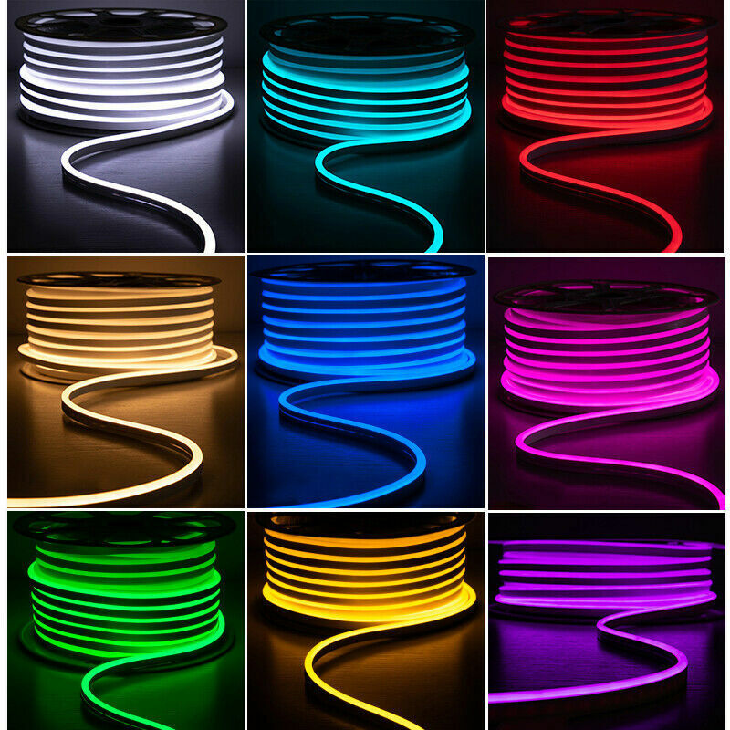 Multi-Color NEON LED Rope Light 40M, Indoor & Outdoor Decorative Lighting.