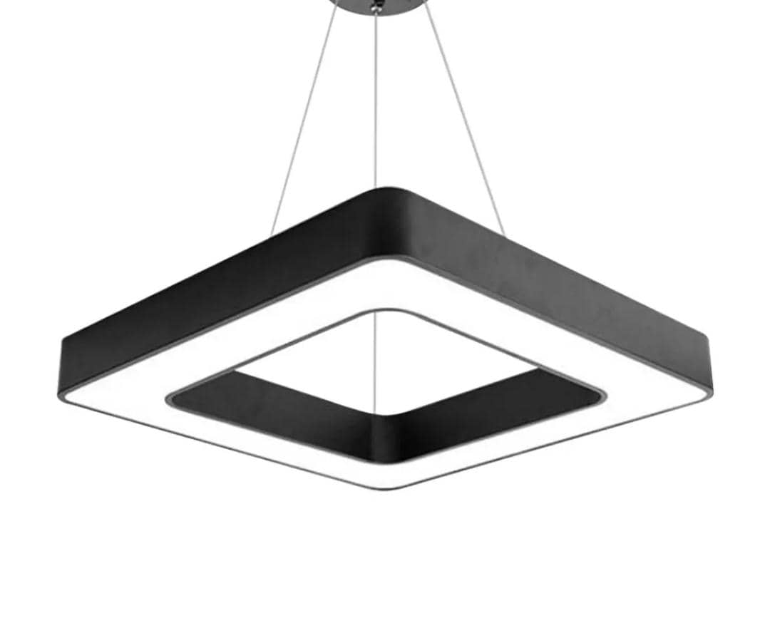 600MM Nordic Led Chandelier Light - IRON ART, BLACK (SINGLE COLOR).