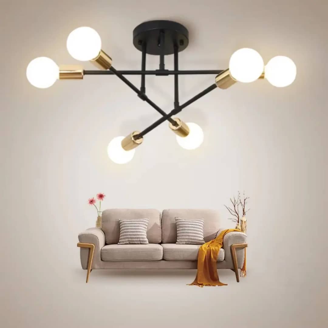 6 Head Nordic Chandelier (BULBS not included) 005.