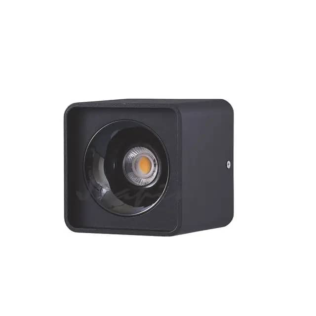 Stylish Matte Black Cantilever Ceiling Spotlight – 9W LED Single-Head Lighting Design.