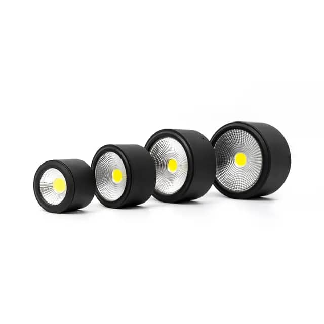 Round Black LED Ceiling Surface Light– Modern Cantilever Lighting Ideas.