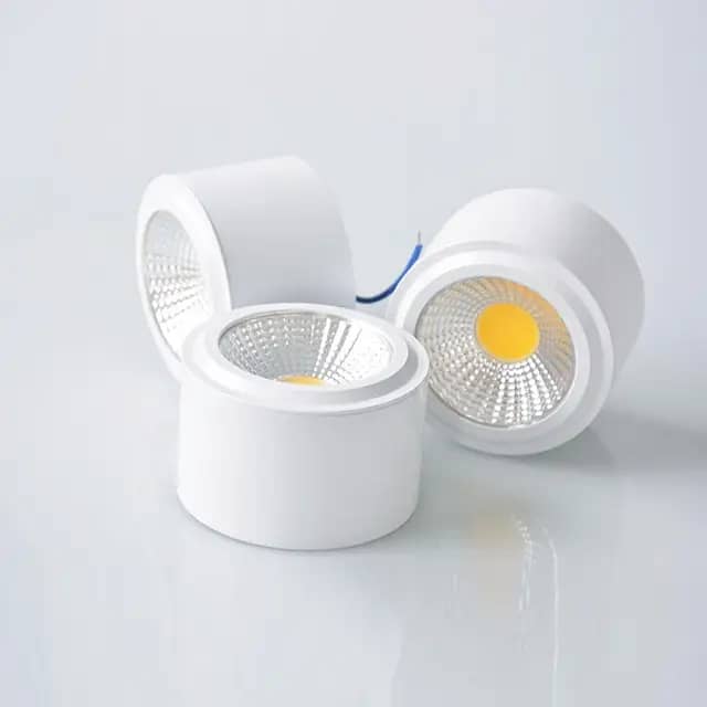 White Stylish Cantilever Light Design- White LED Ceiling Spotlight for Versatile Interior Lighting Ideas.