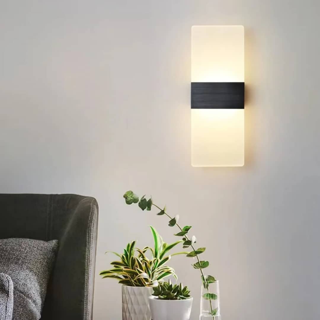 Elegant LED Wall Fixture for Interior Décor- Ideal for Bedroom & Living Room.