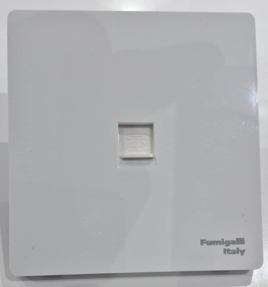 High-Quality Telephone Socket Outlet with RJ11 Port.
