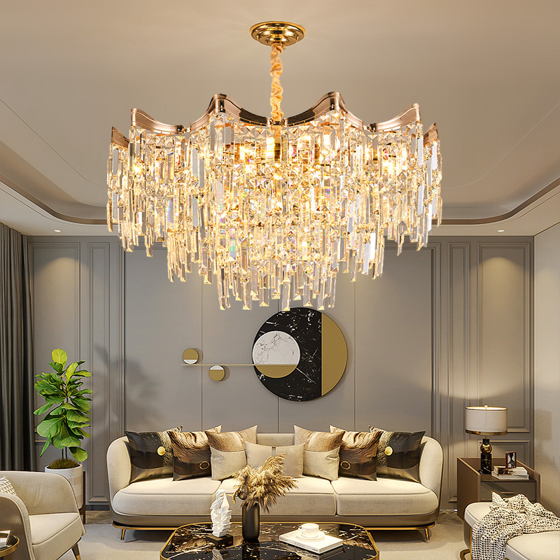 Decorative Crystal Ring Ceiling Light for Luxury Home Design.