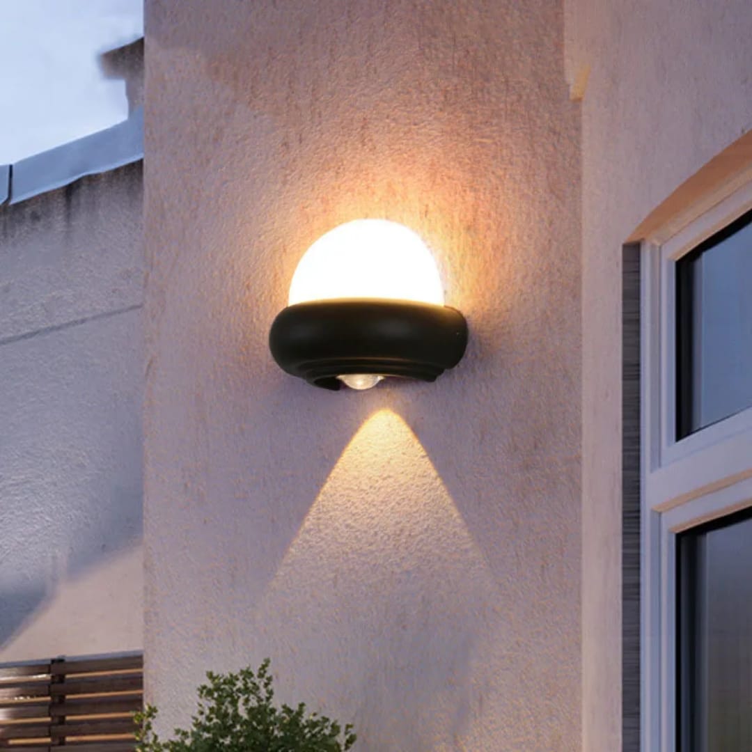 Black Living Room Wall Lamp LED | Modern Up and Down Wall Sconce.