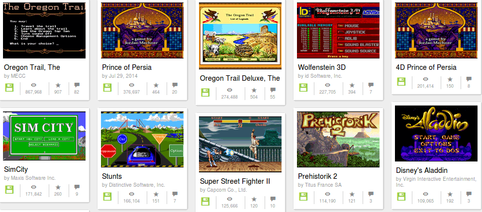classic ms-dos games
