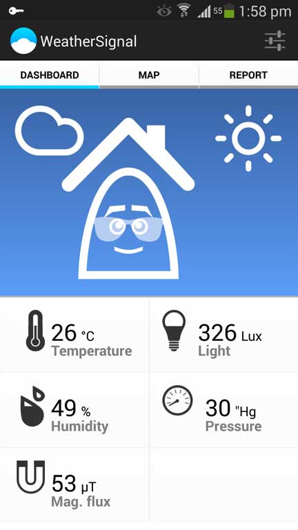 Crowdsource Weather data through smartphones