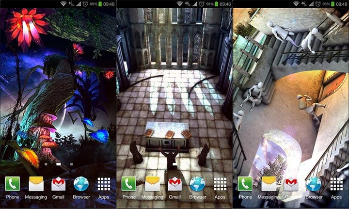 3 live wallpaper apps gone free