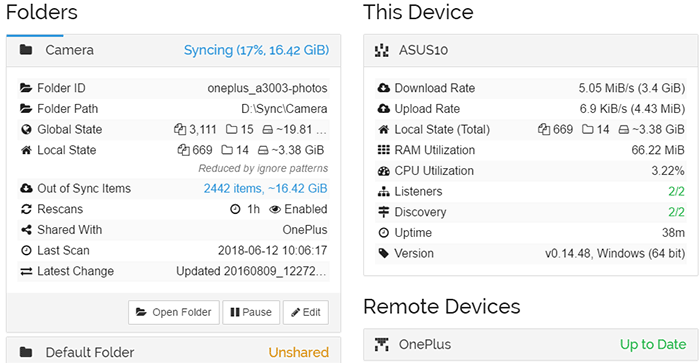 Syncthing Android Camera Sync