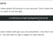 Get the Access-Token for Pushbullet API Pushbullet api access token key location