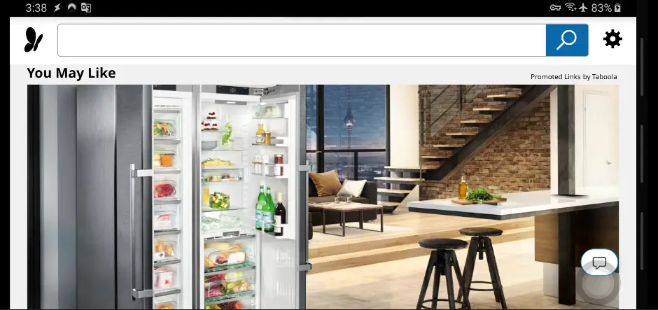 Taboola recommended news feed on MSN website