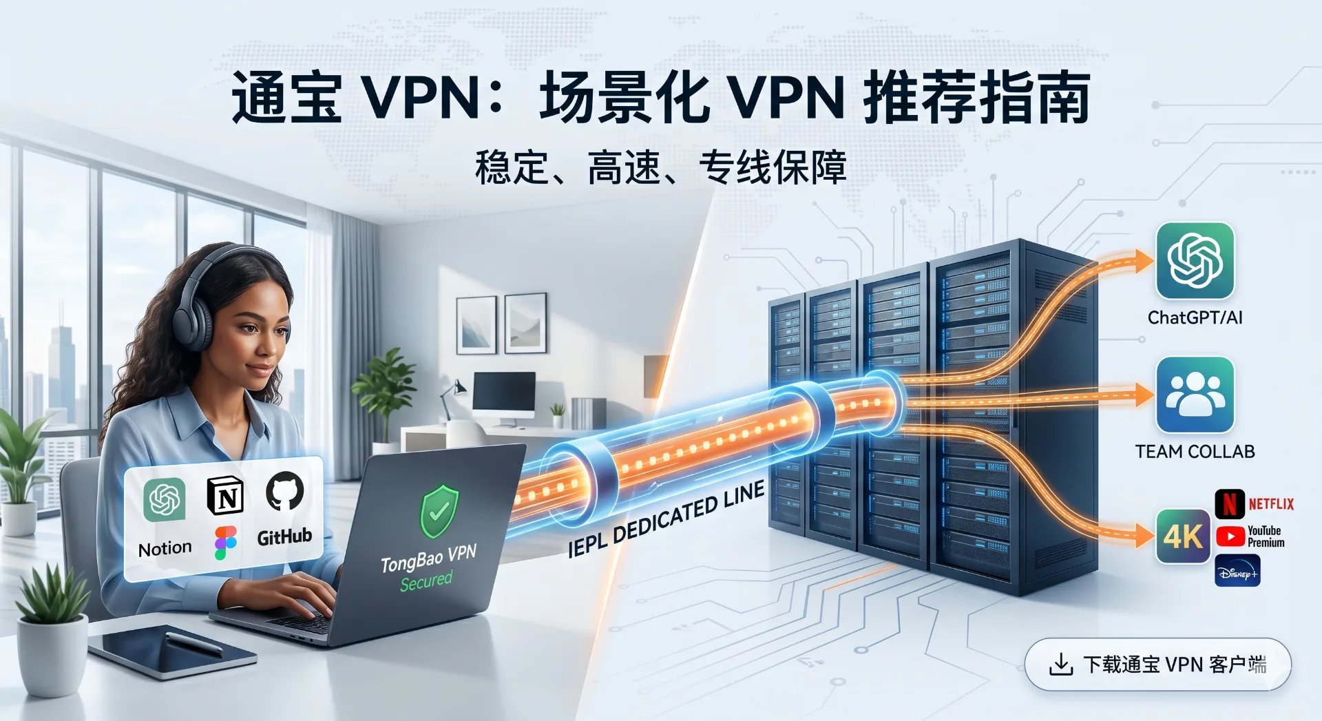 AI 写作、跨境办公、追剧,VPN 到底该怎么挑 | 通宝VPN