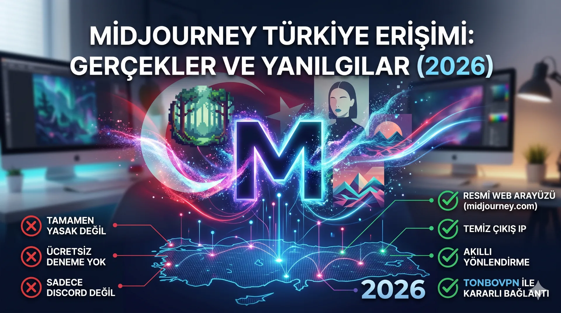 Midjourney Türkiye'de neden açılmıyor? Asıl sorun servis değil