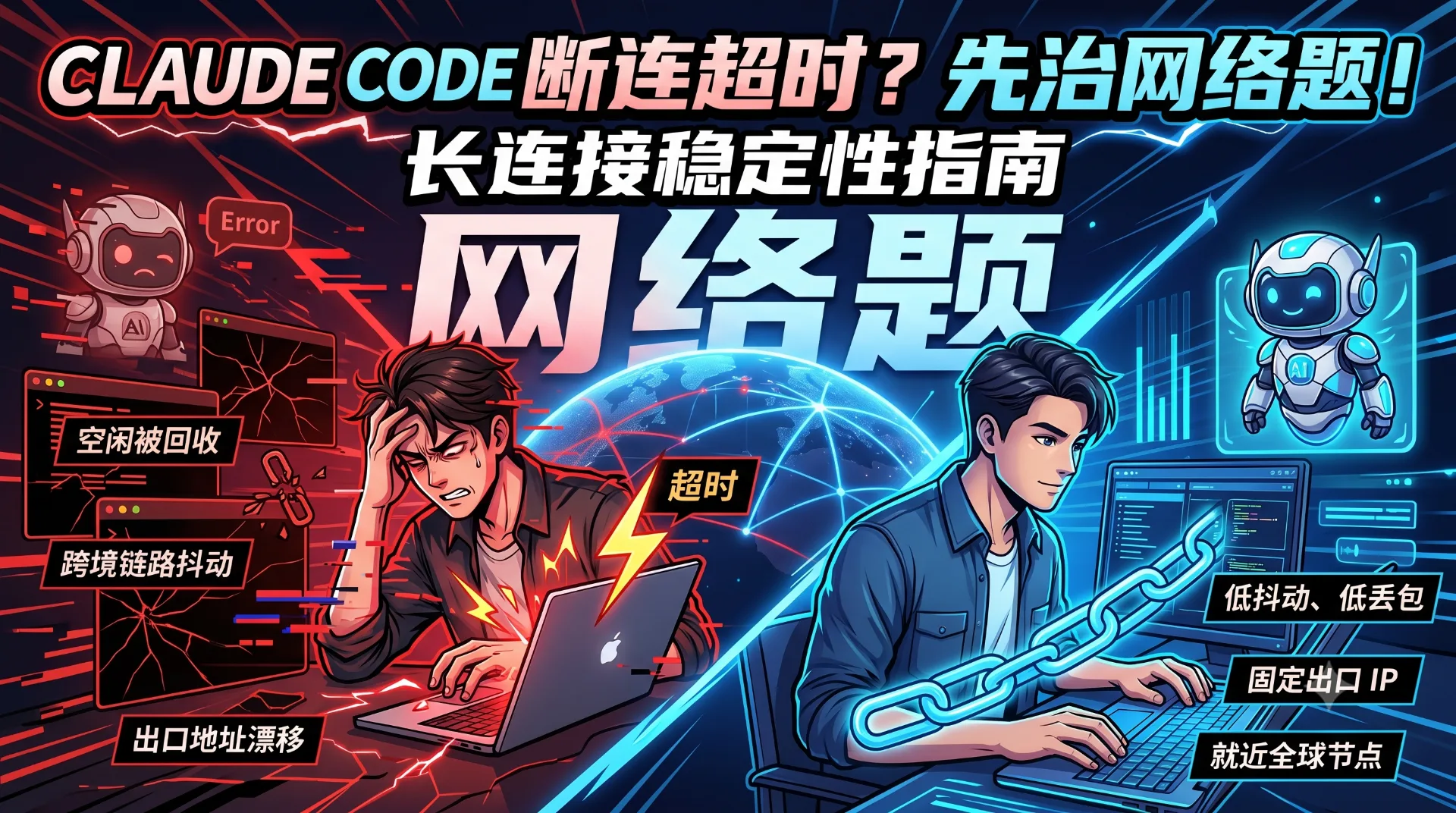 Claude Code 总是断连、长任务跑一半超时？根子多半在这条连接