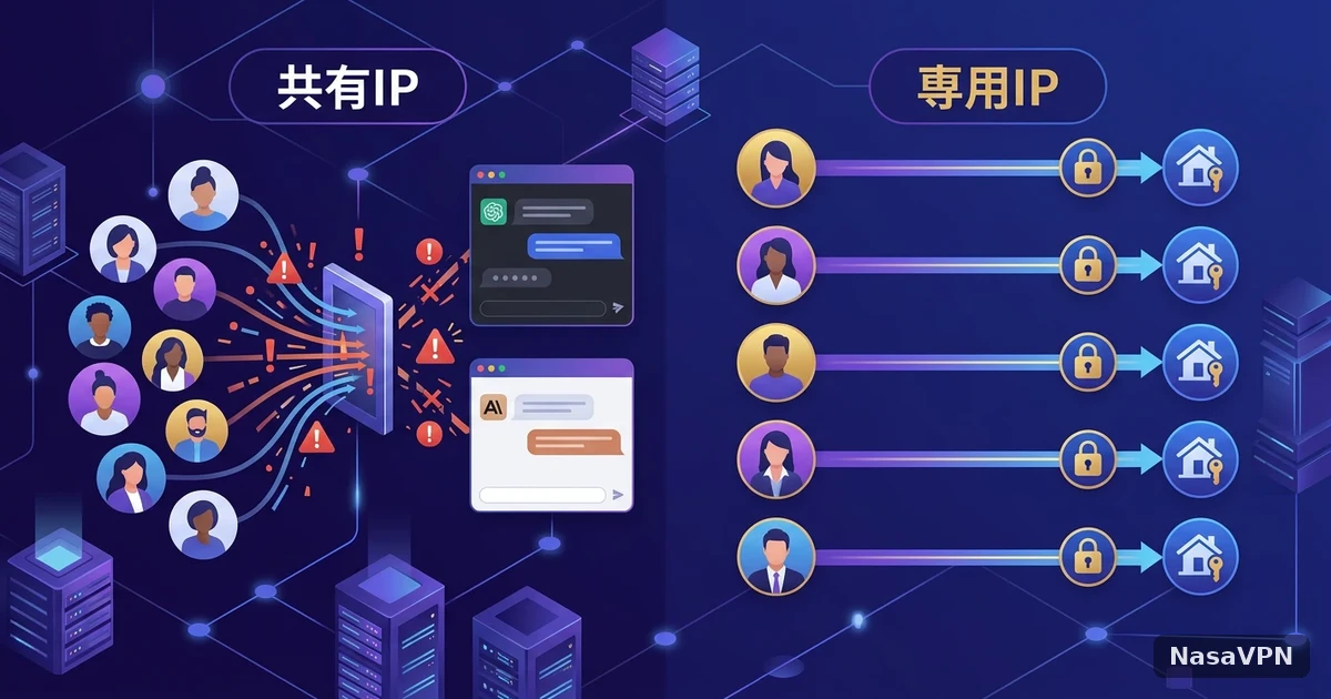 共有IPがChatGPT/Claudeのアカウント制限を招く理由と、専用IPによる法人向け対策