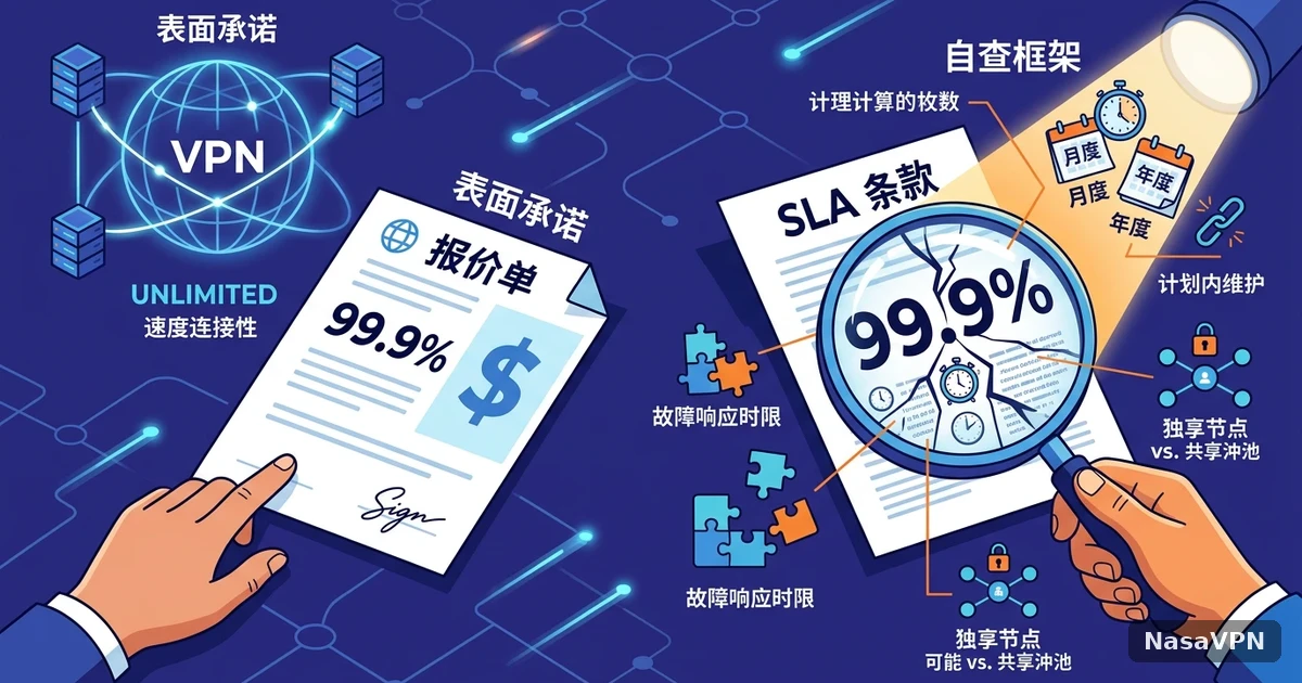企业采购 VPN 前必看:SLA 条款里最容易被忽略的几项