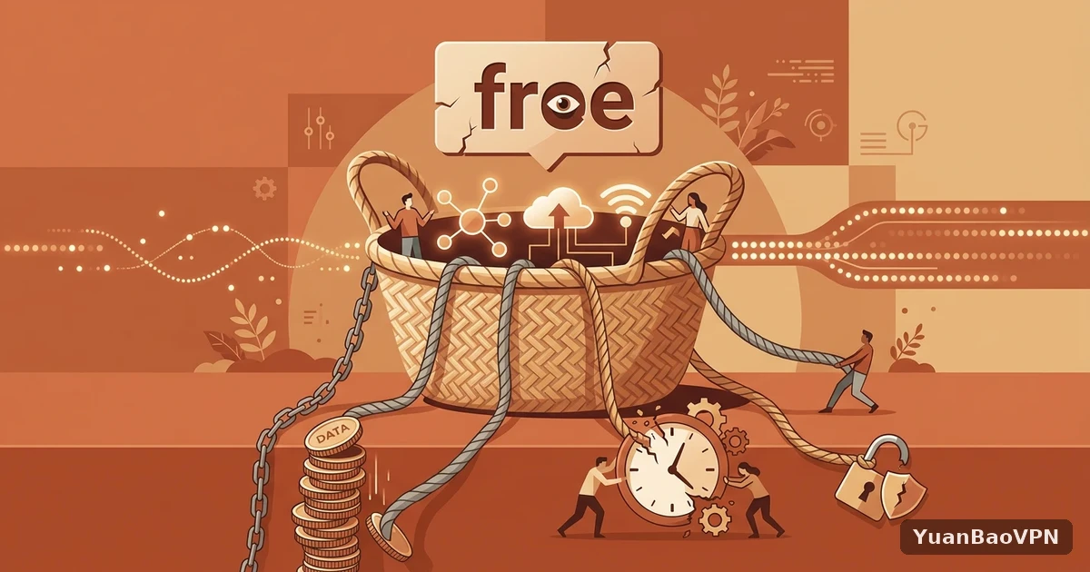 元宝VPN · 免费机场和免费VPN到底值不值:没人告诉你的隐藏成本