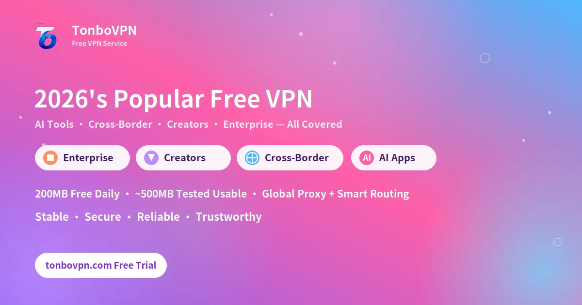 Free VPN, 200MB Daily, Same Lines as VIP