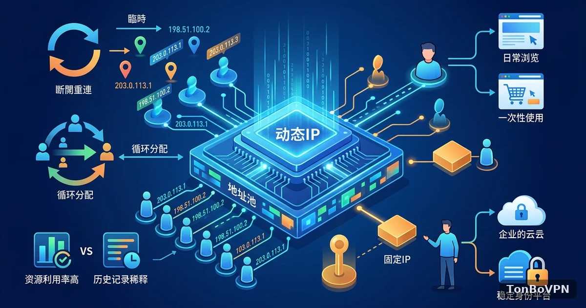 什么是动态IP?分配机制与适用场景