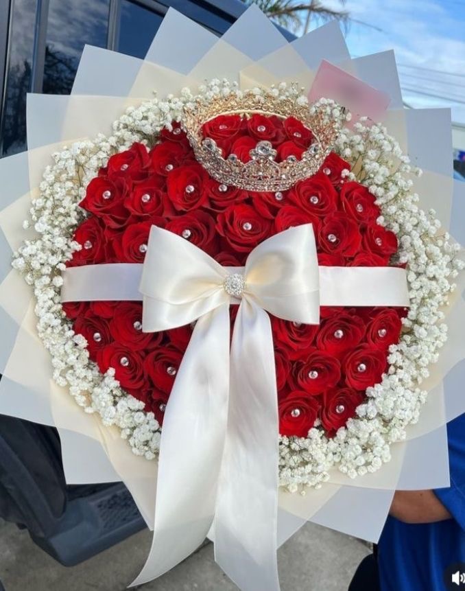 Bouquet de roses lumineuses