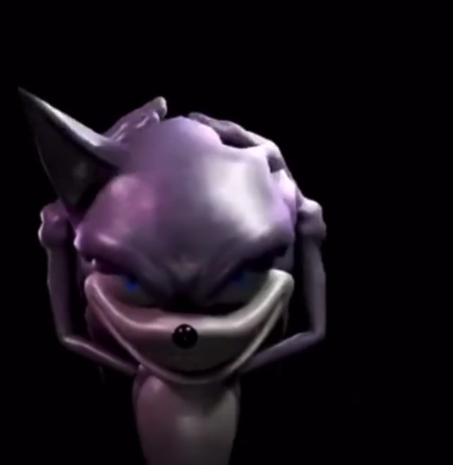 Freaky Sonic meme template variant 1