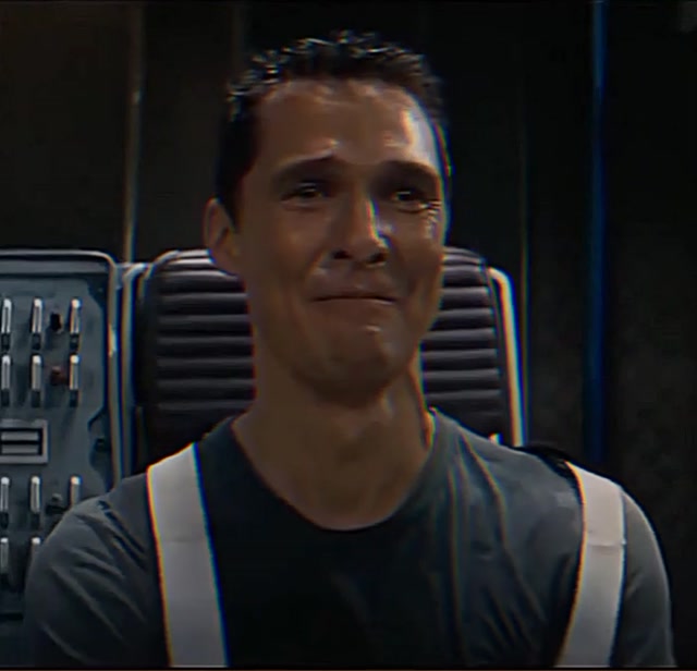 Intersteller Sad moment meme template variant 1