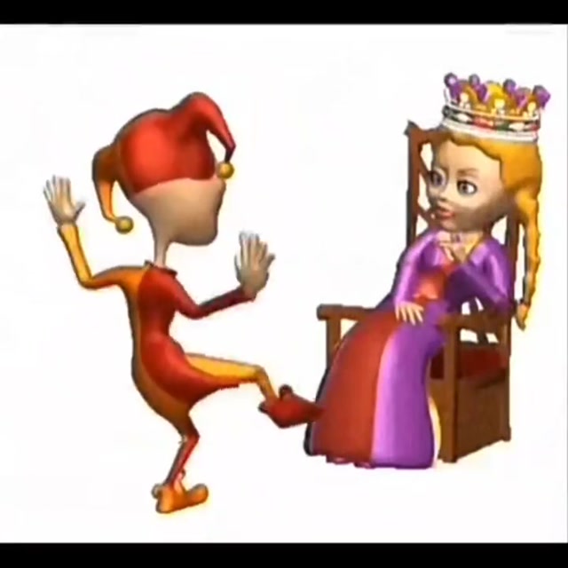 Jester and Princess meme template variant 1