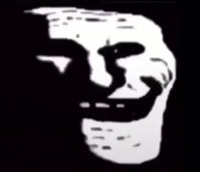 Troll Face meme meme template variant 1