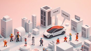 Microsoft AI Restructure, Tesla Grok Integration, Gemini Security