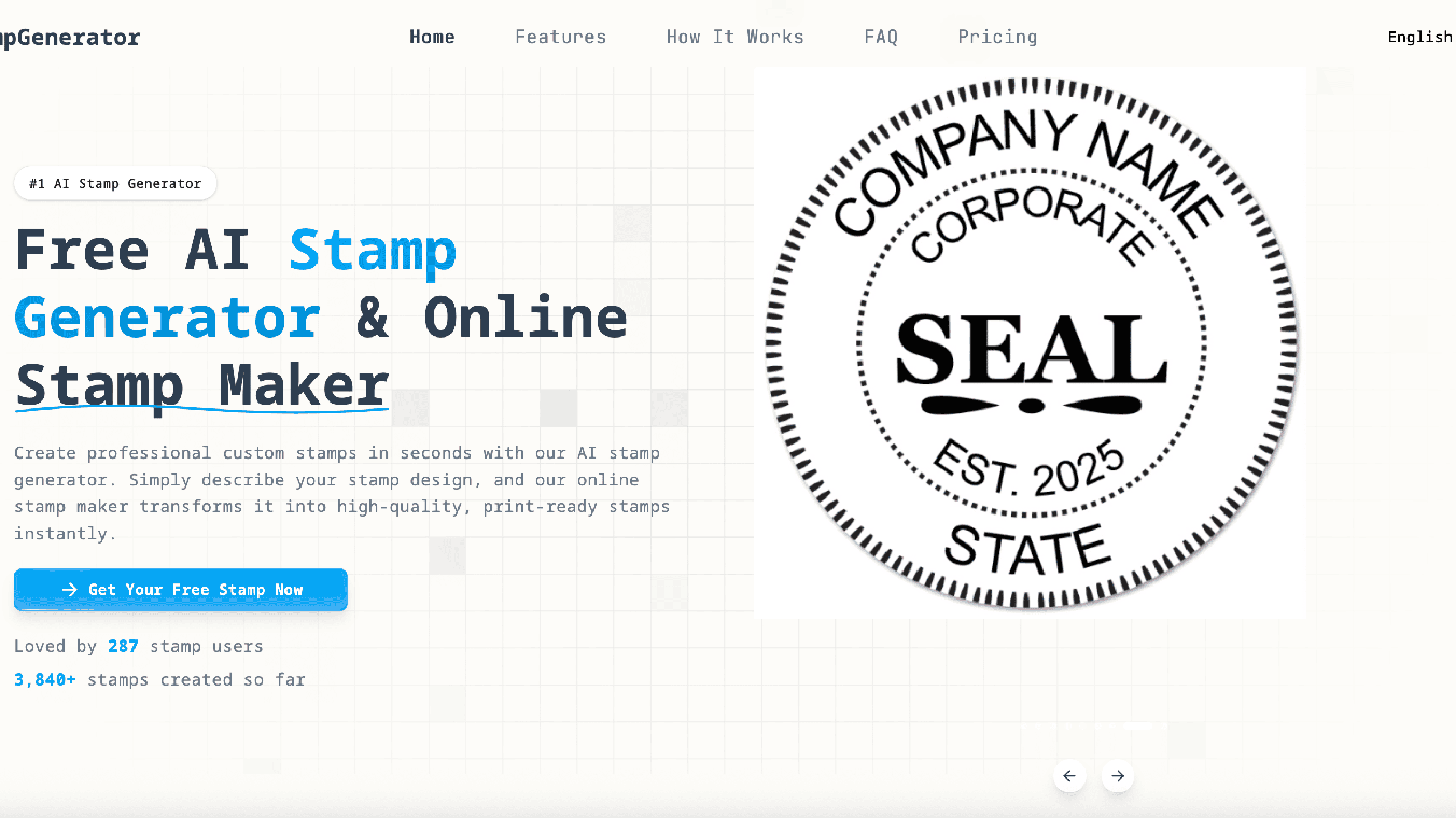 Free AI Stamp Generator & Online Stamp Maker