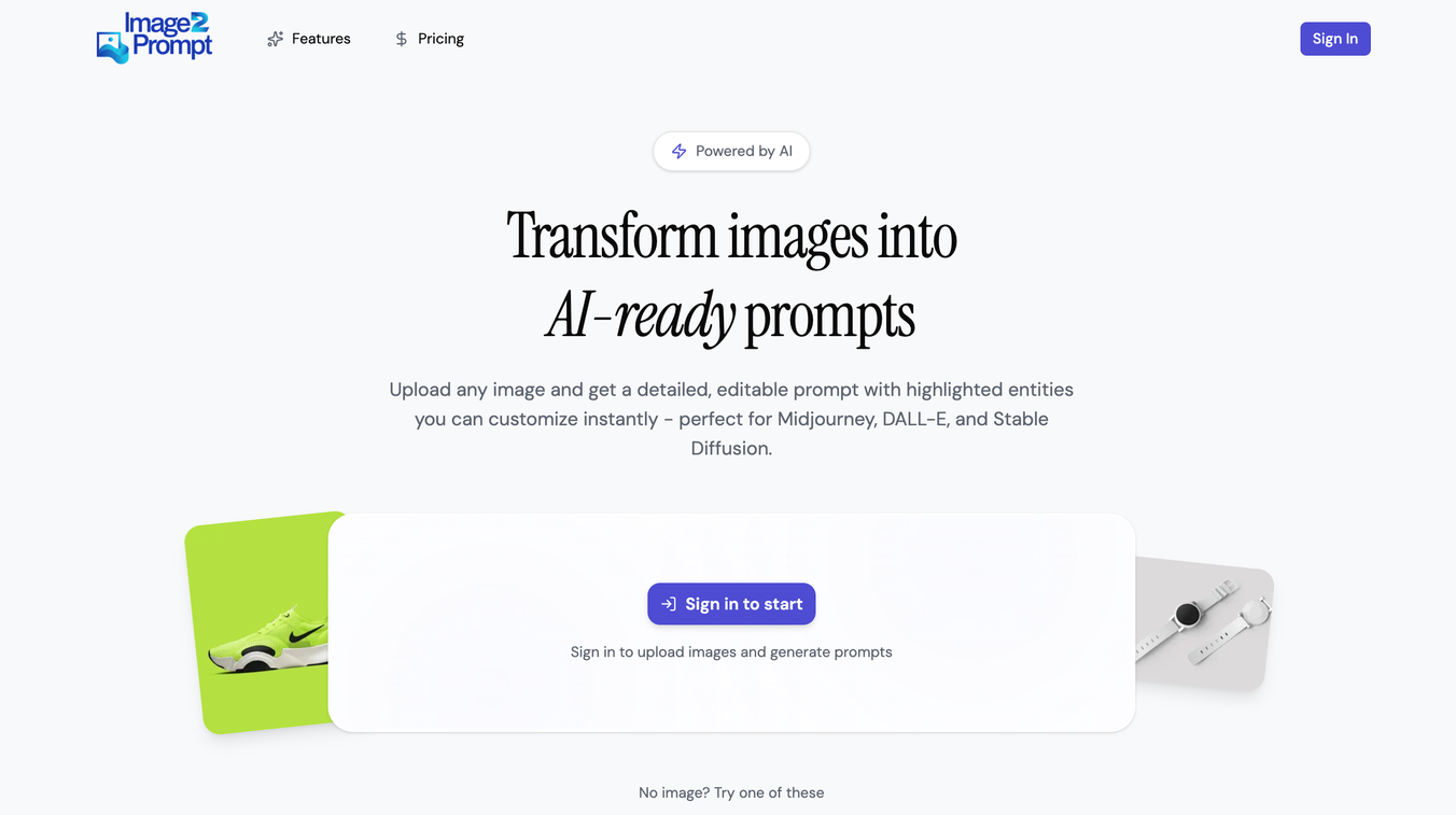 image2prompt