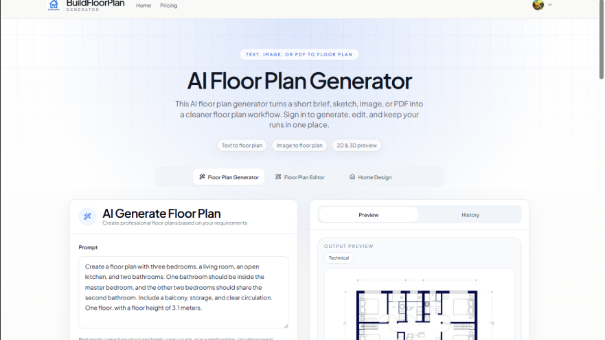 ai floor plan