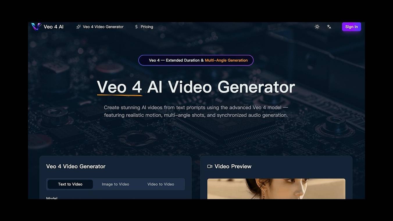 Veo 4 AI