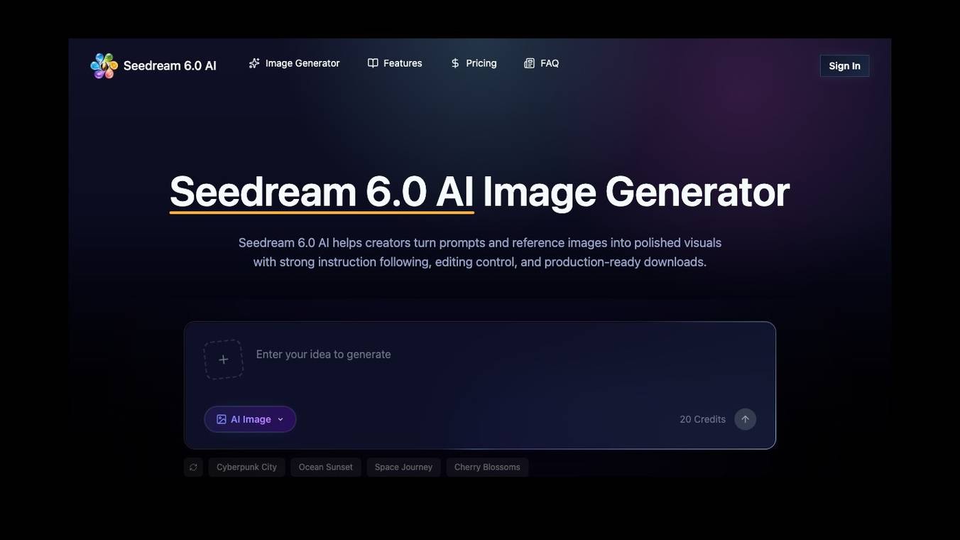 Seedream 6.0 AI