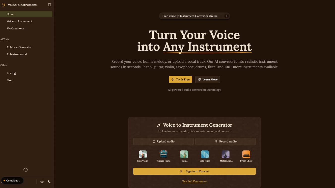 Voice To Instrument