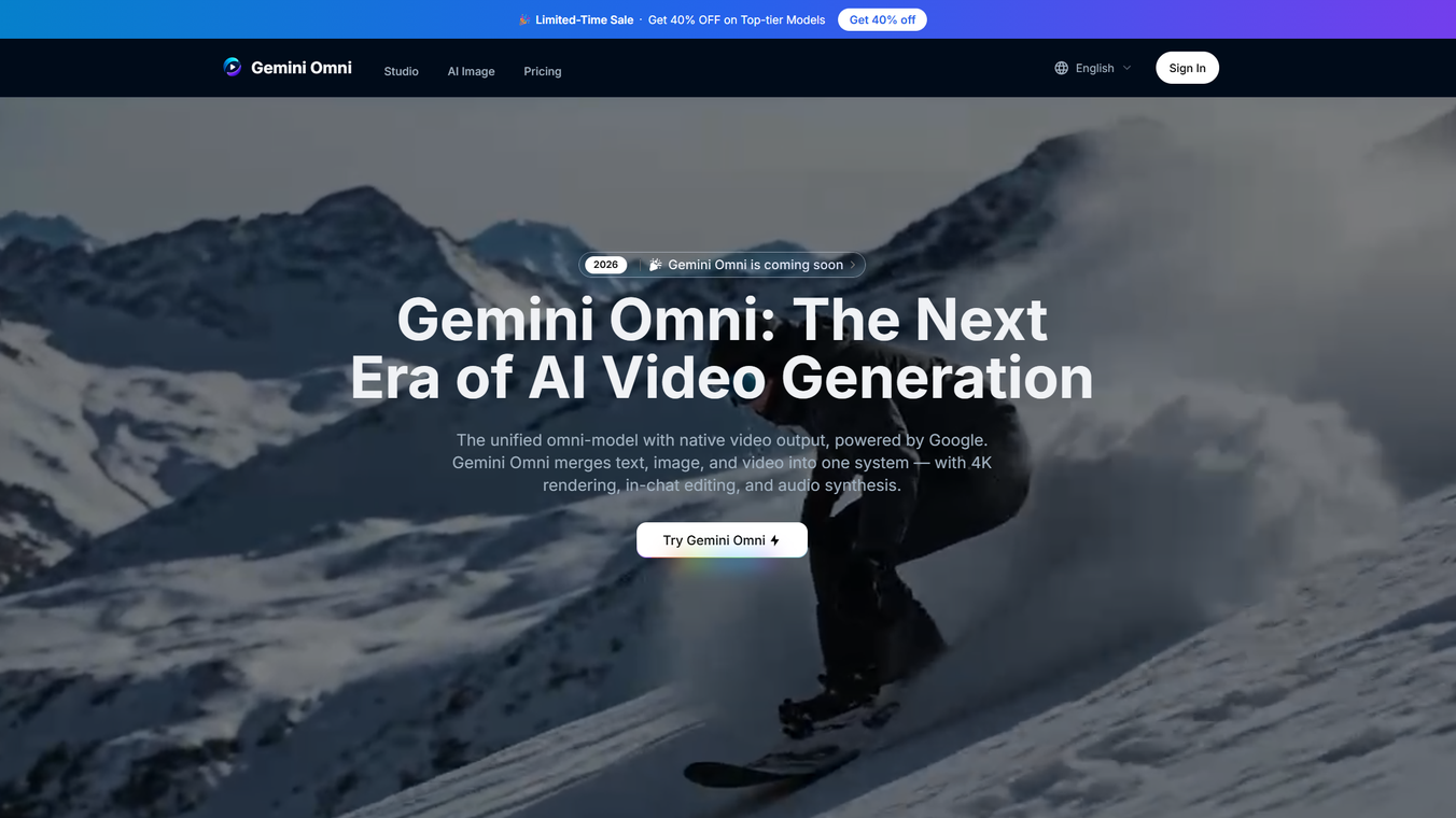 Gemini Omni AI Video Generator