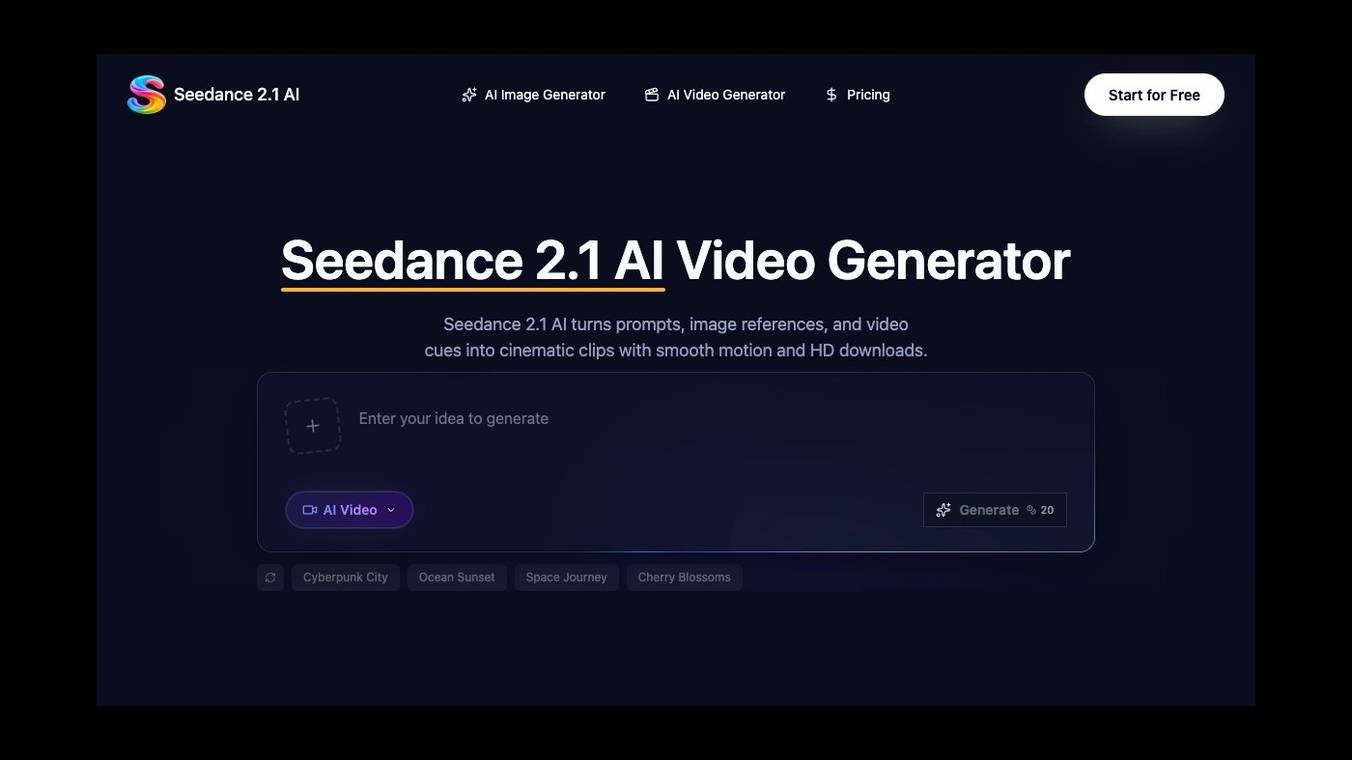 Seedance 2.1 AI