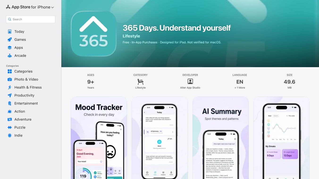 365 Days. Understand yourself