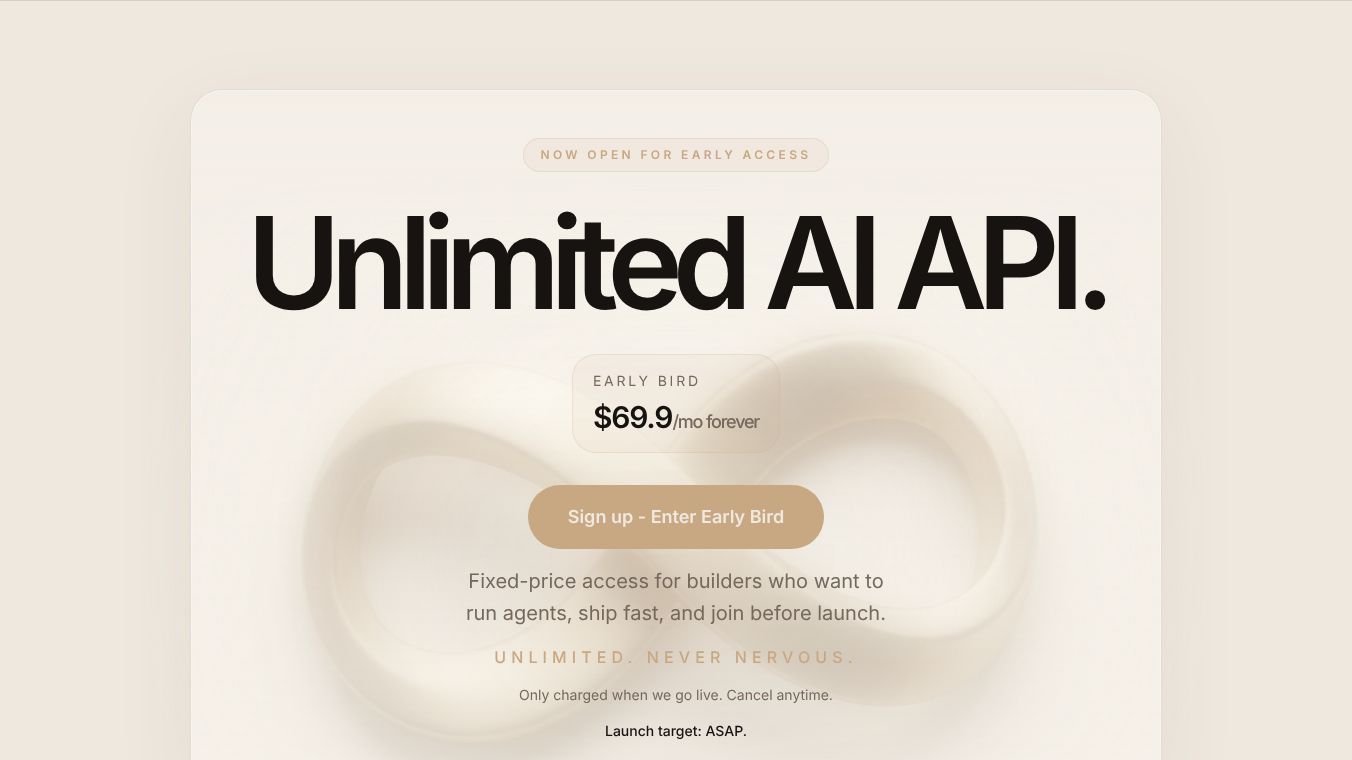 99 — Unlimited AI API