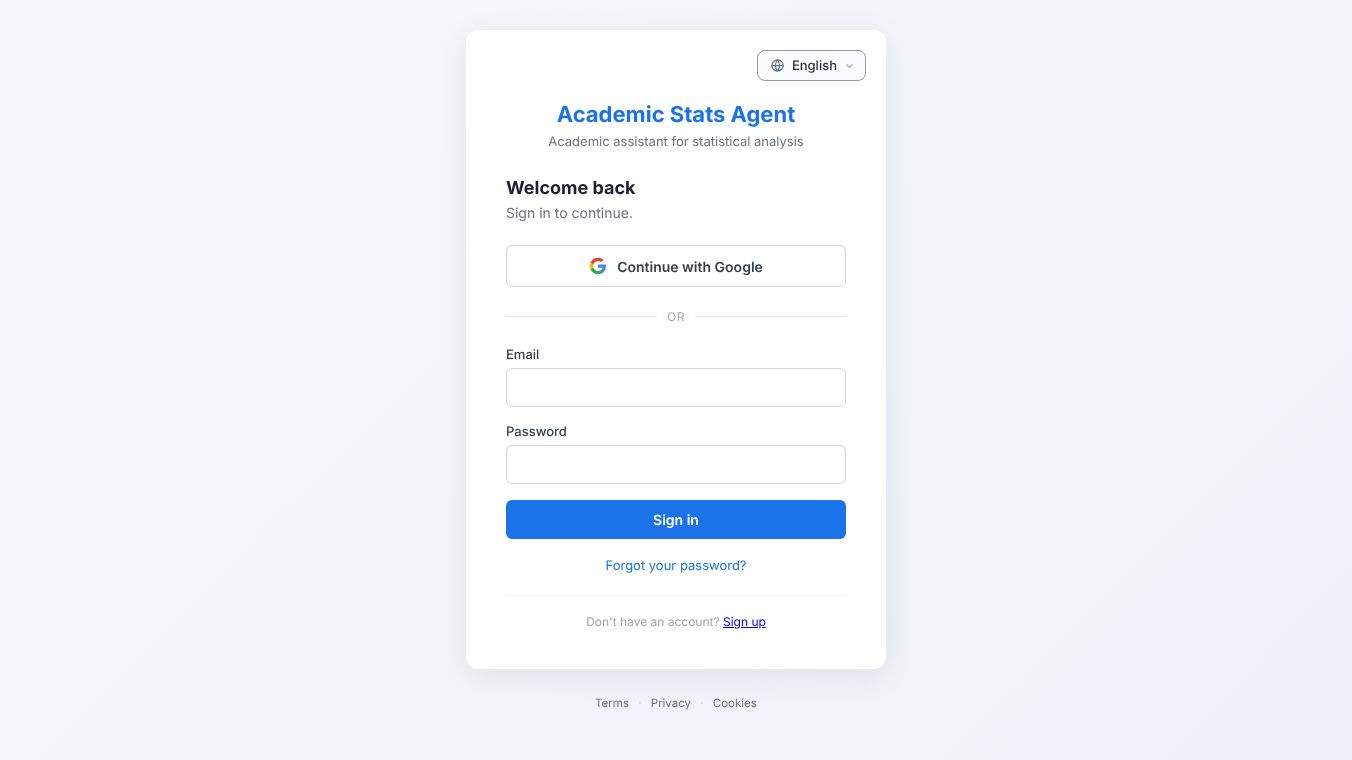 Academic Stats Agent
