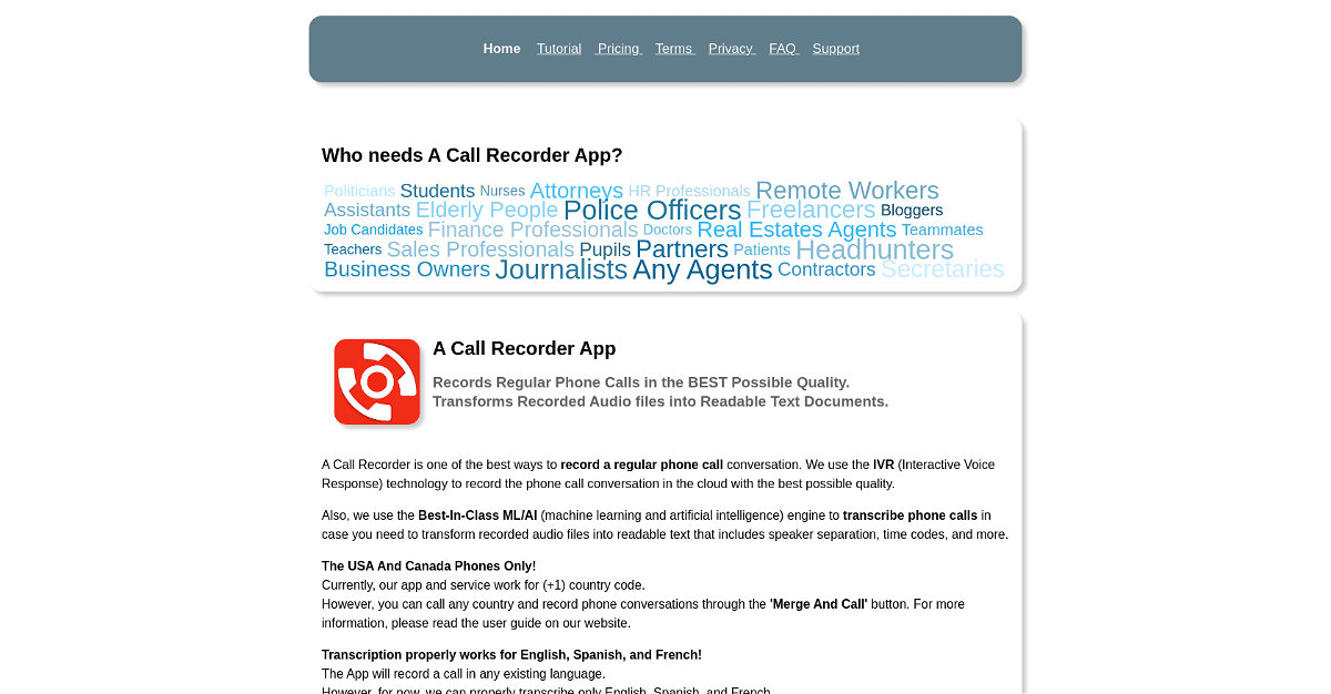 Acallrecorder