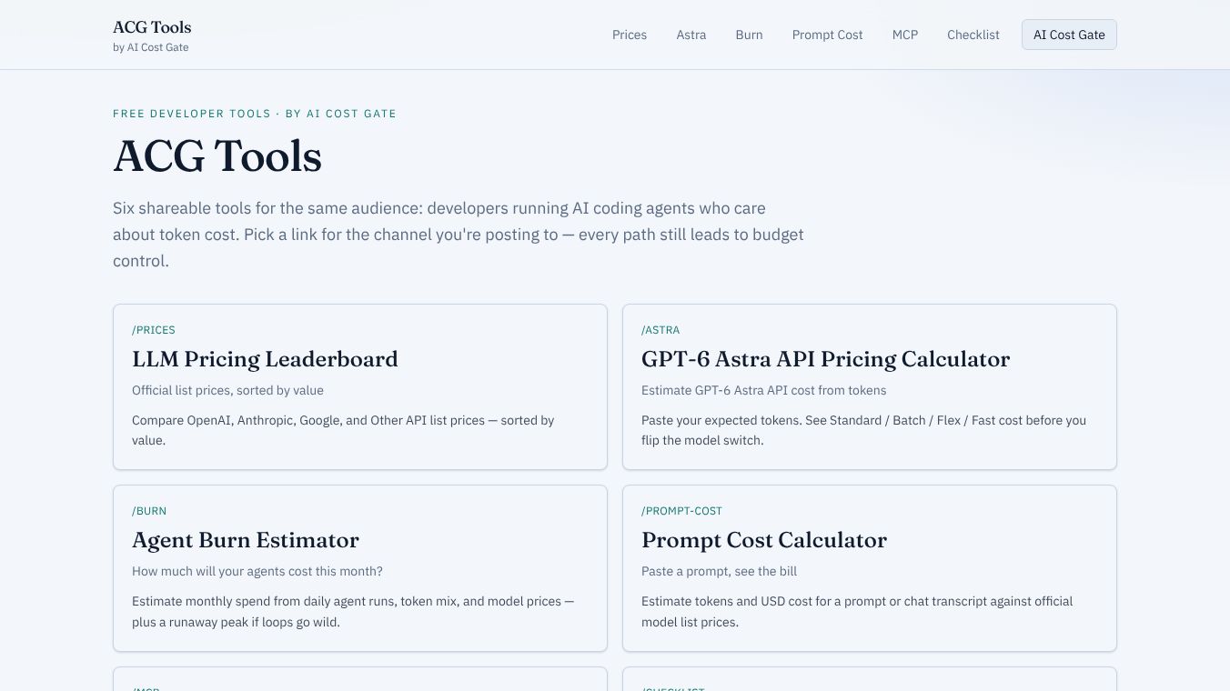 ACG Tools