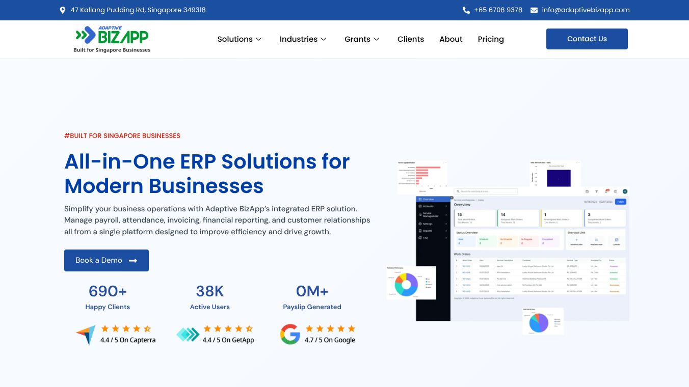 Adaptive ERP